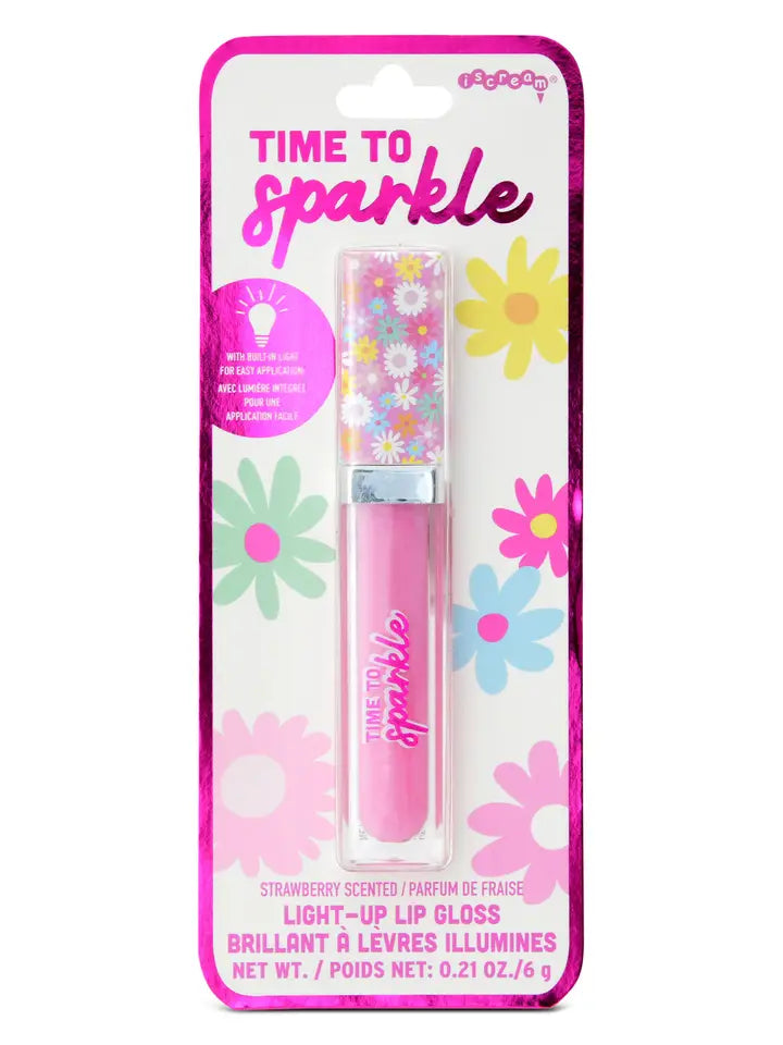 The Girls Time to Sparkle Light Up Lip Gloss