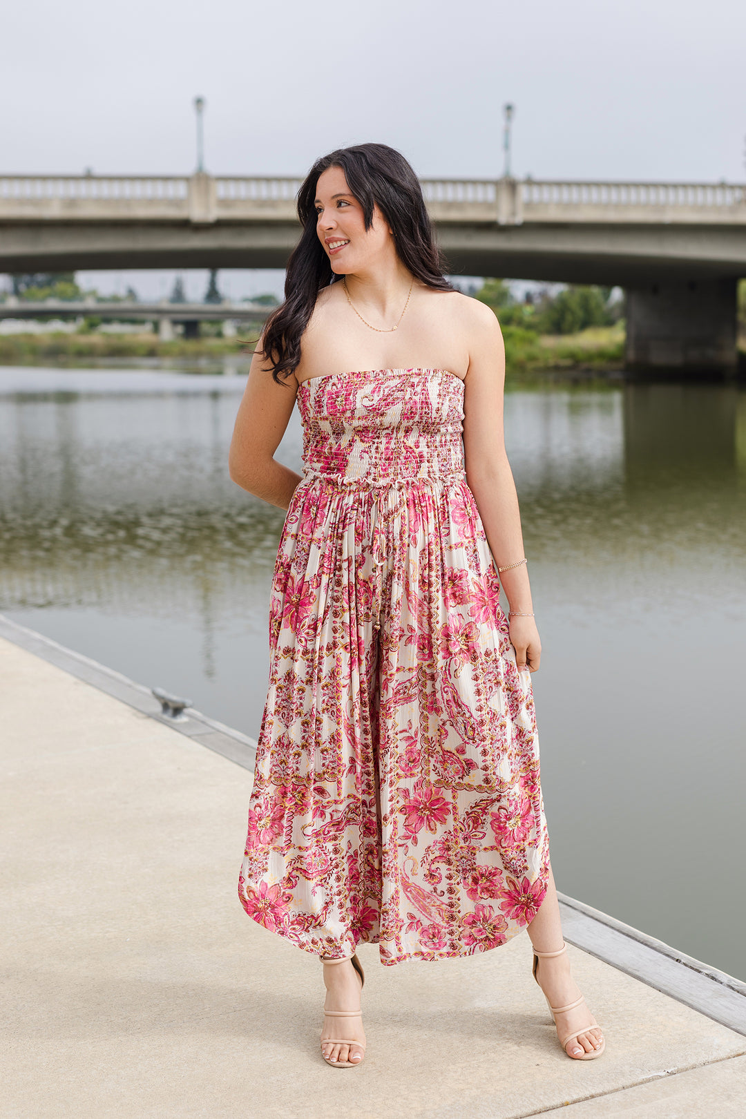 The Sunset Stroll Wide Leg Jumpsuit