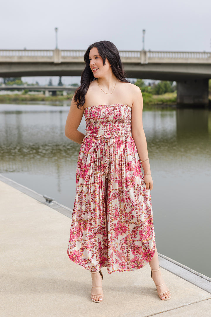 The Sunset Stroll Wide Leg Jumpsuit