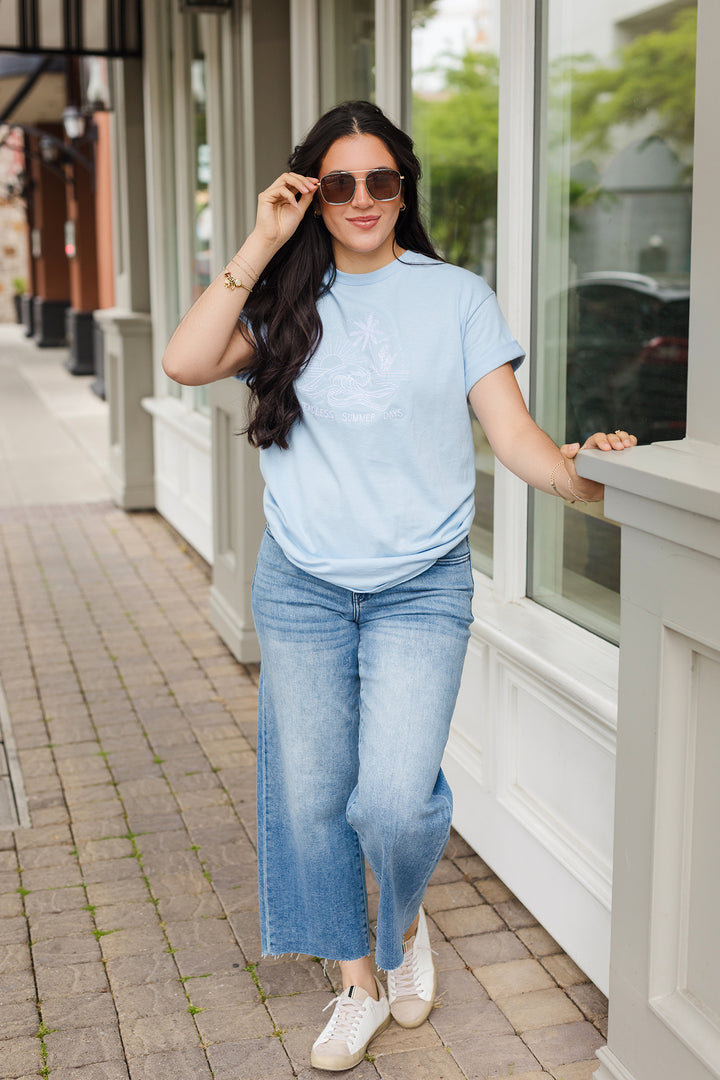 The Endless Summer Days Embroidered Graphic Tee