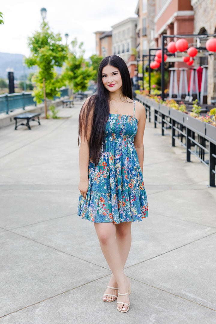 The Wildflower Glow Mini Dress