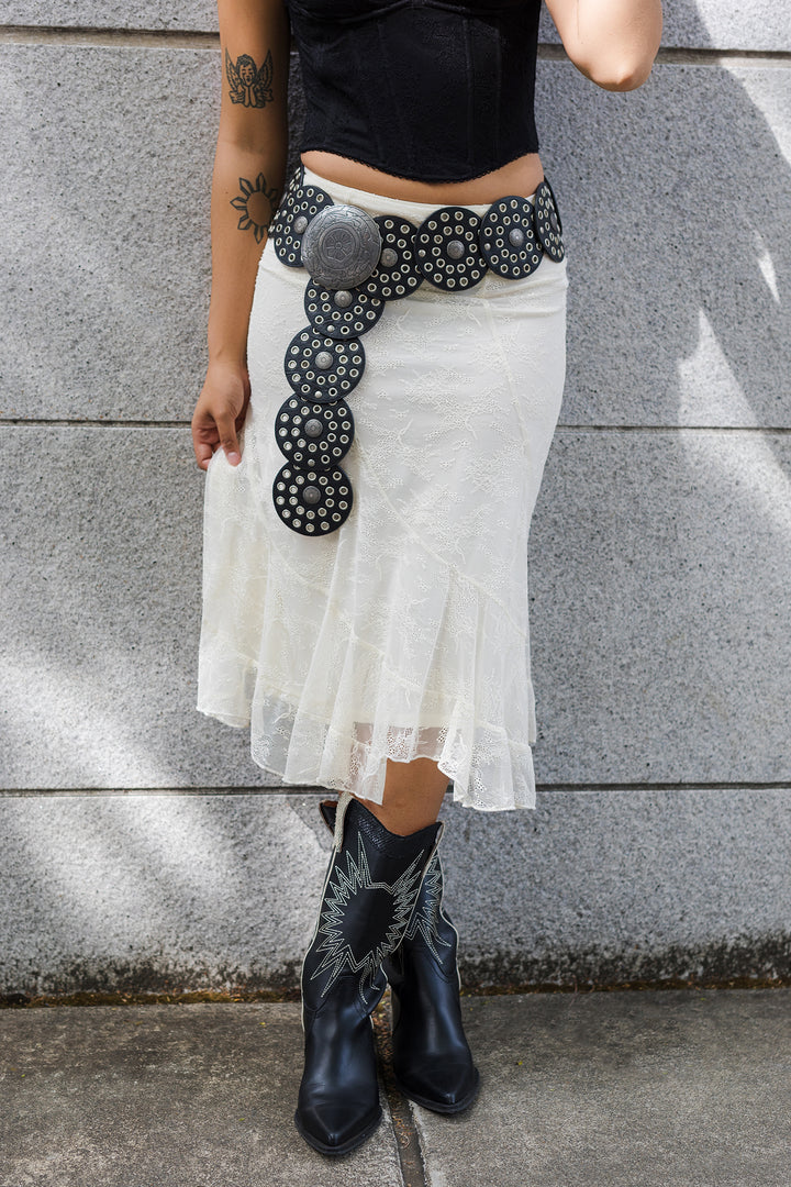 The Soho Lace Midi Skirt