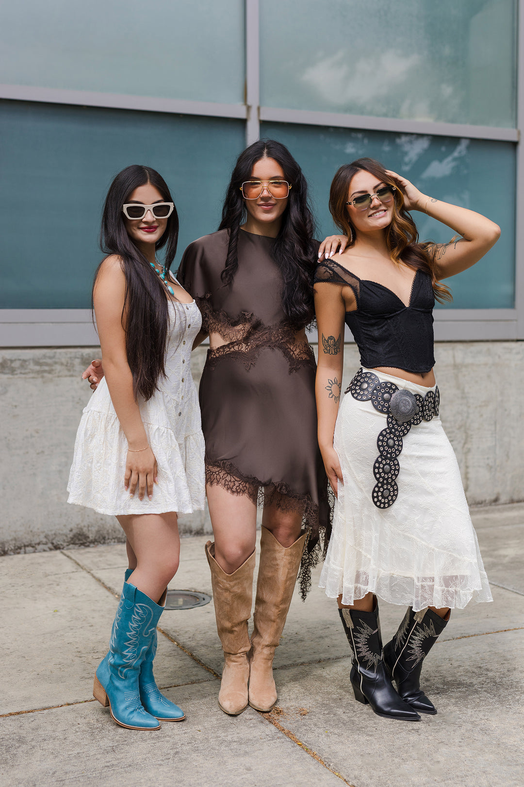 The Soho Lace Midi Skirt