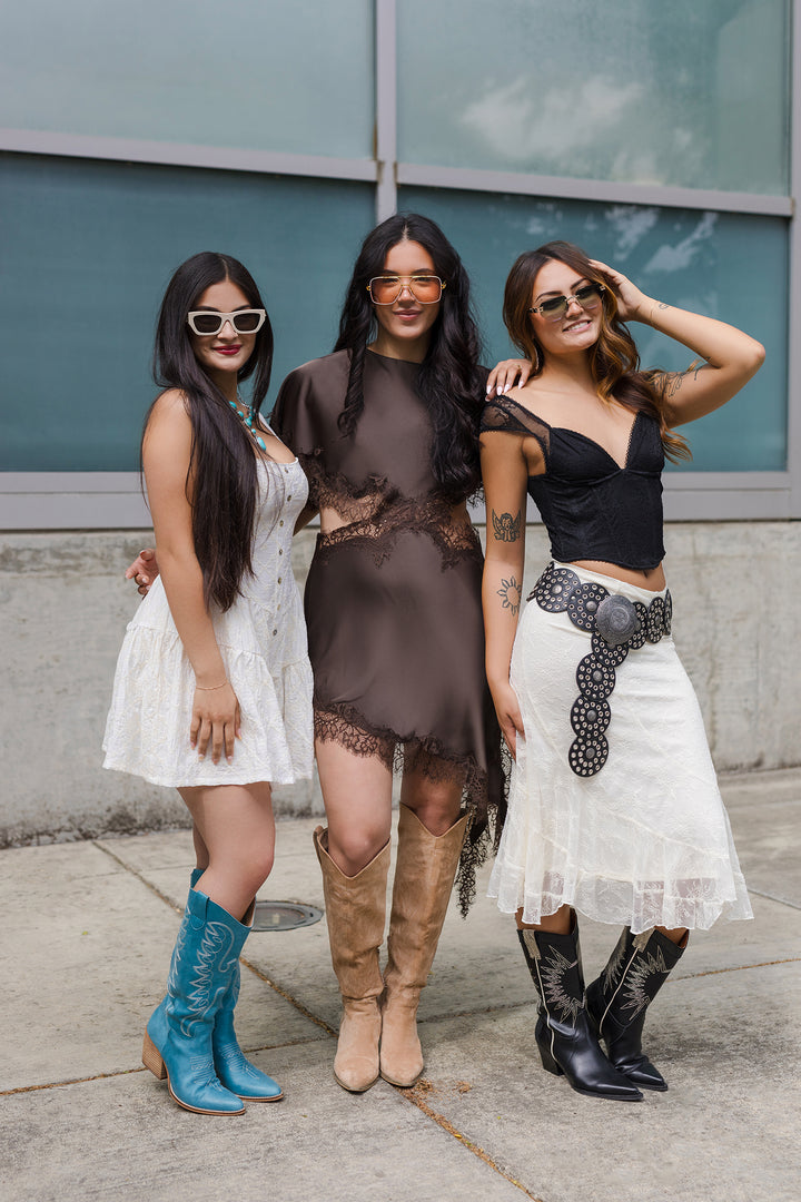 The Willow Lace Cut Out Dress