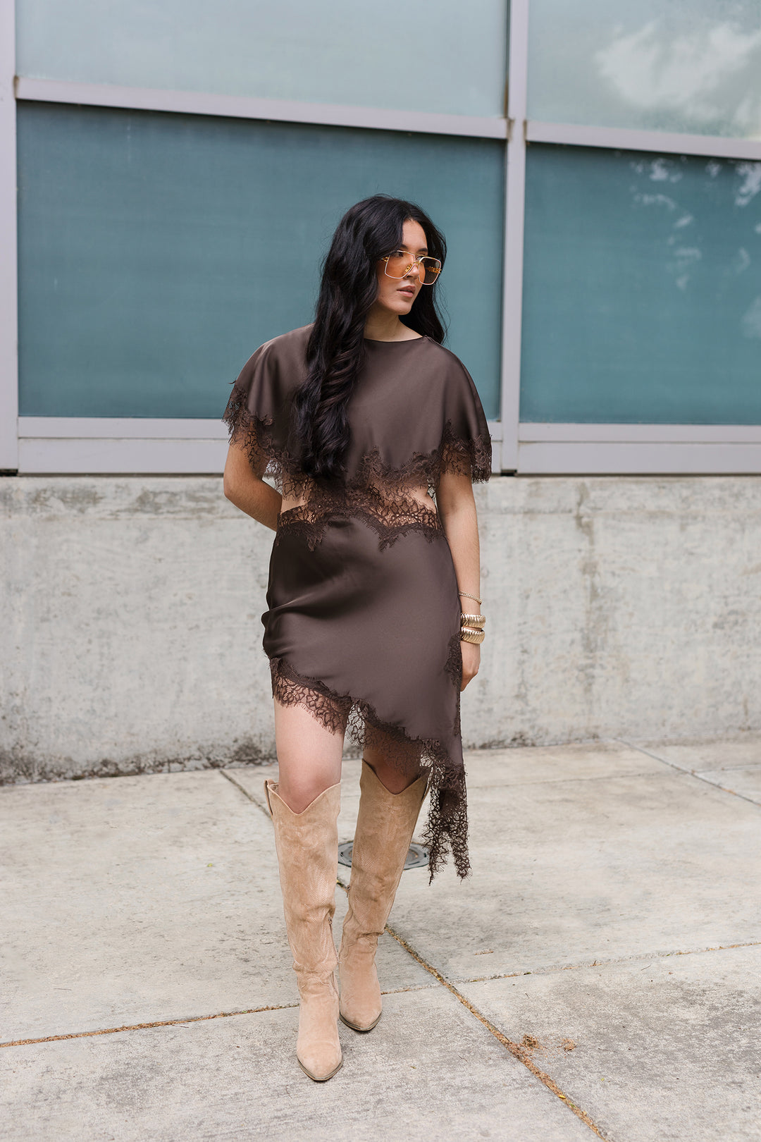The Willow Lace Cut Out Dress