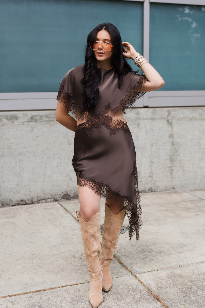 The Willow Lace Cut Out Dress