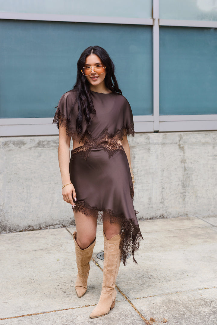 The Willow Lace Cut Out Dress