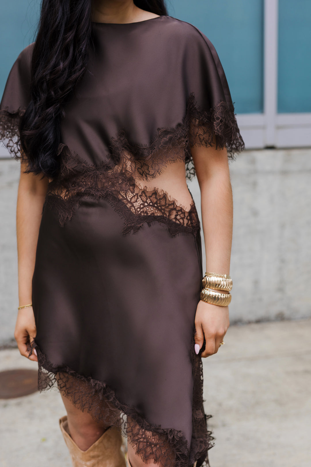 The Willow Lace Cut Out Dress