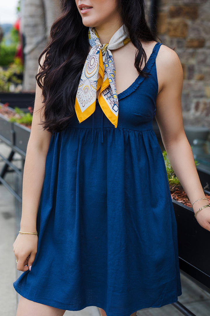 The Summer Beauty Babydoll Mini Dress