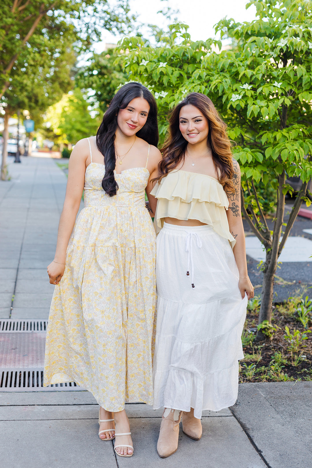 The Golden Daisy Maxi Dress