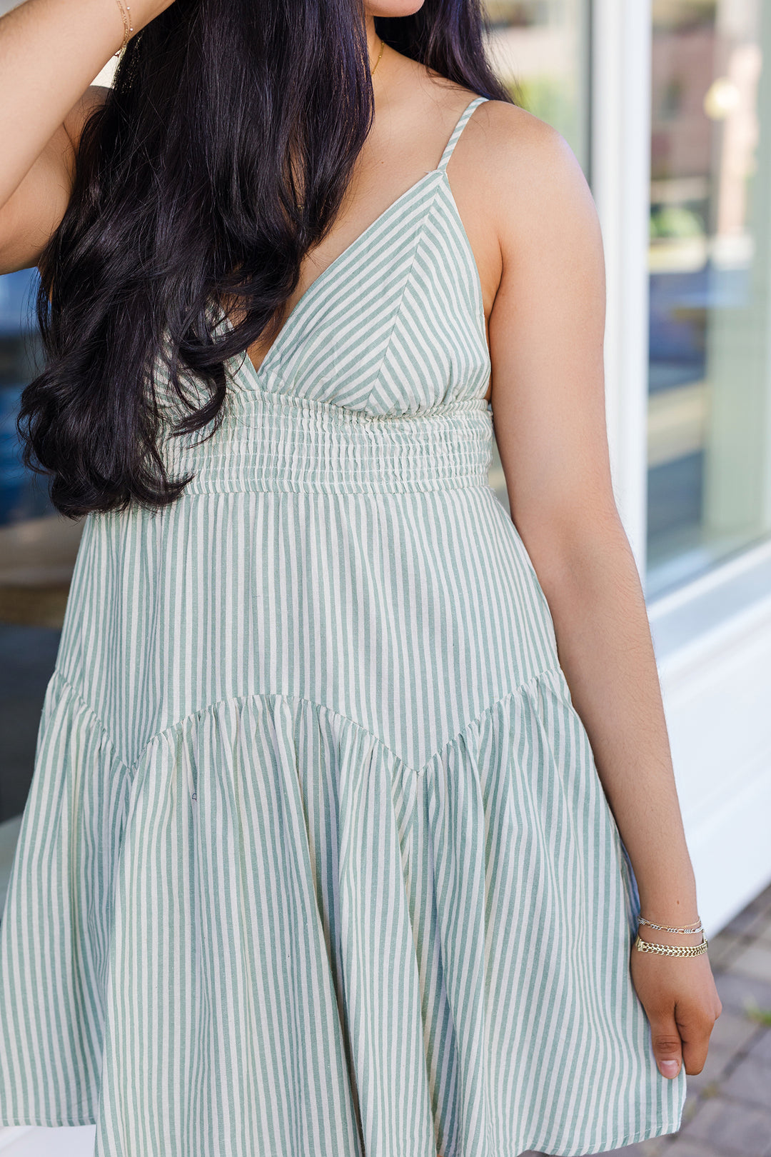 The Spring Fling Striped Mini Dress