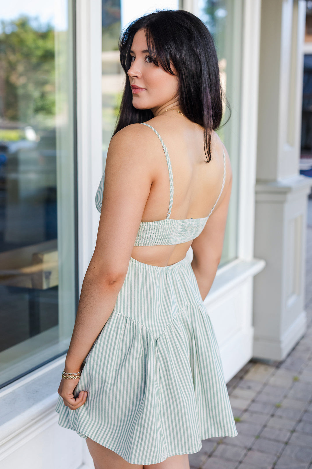 The Spring Fling Striped Mini Dress