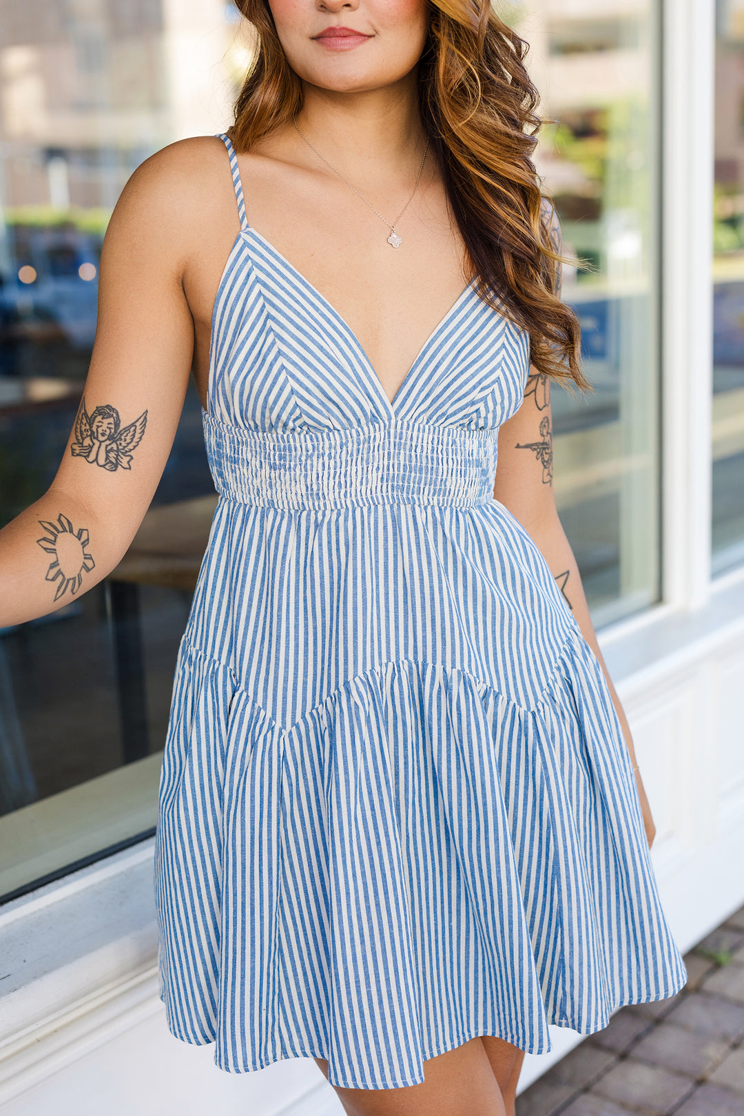 The Spring Fling Striped Mini Dress