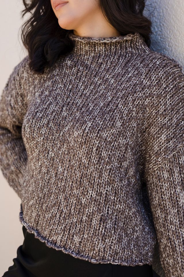The Winter Lover Rolling Hem Sweater