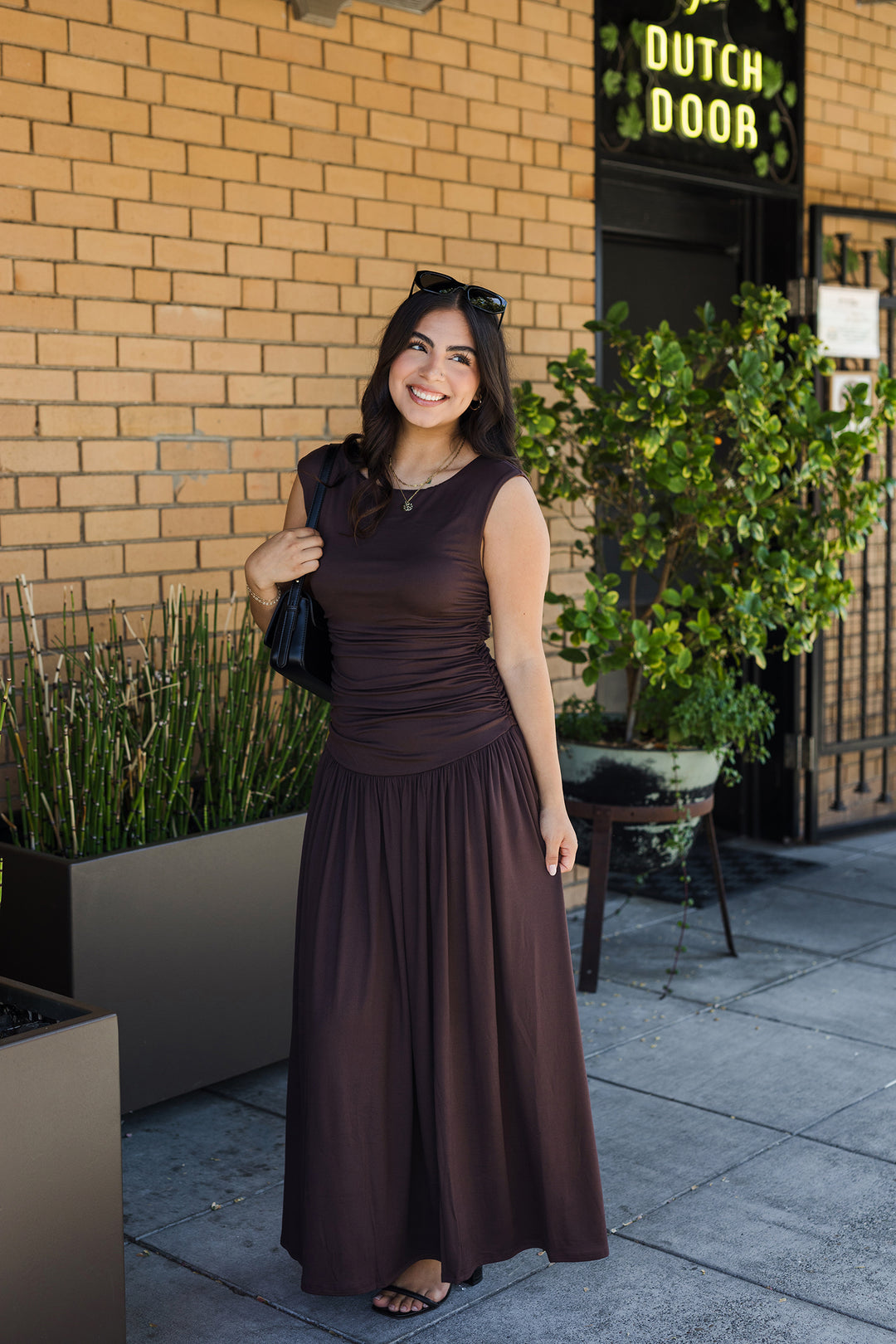 The Willow Drop-Waist Midi Dress