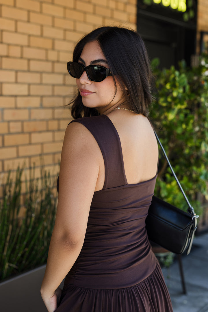 The Willow Drop-Waist Midi Dress