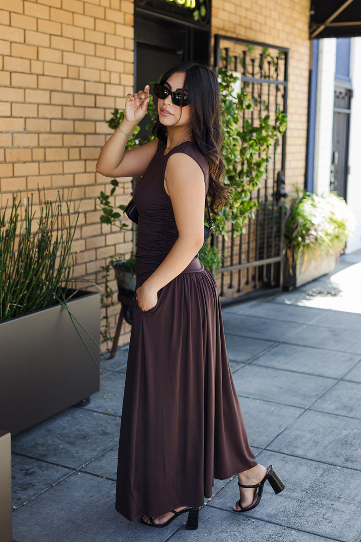 The Willow Drop-Waist Midi Dress