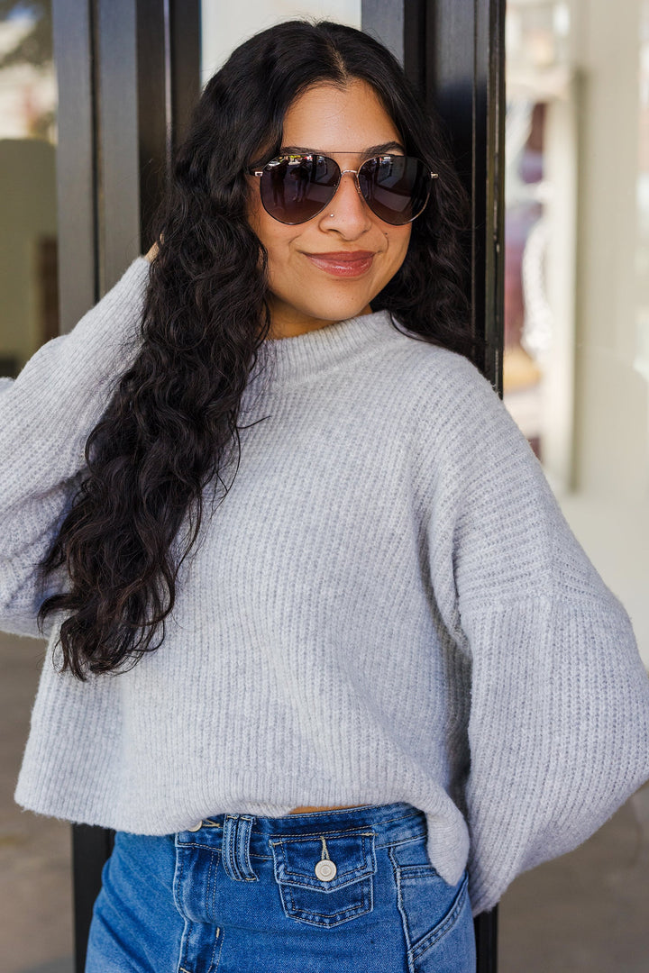 The Soft Storm Cloud Sweater