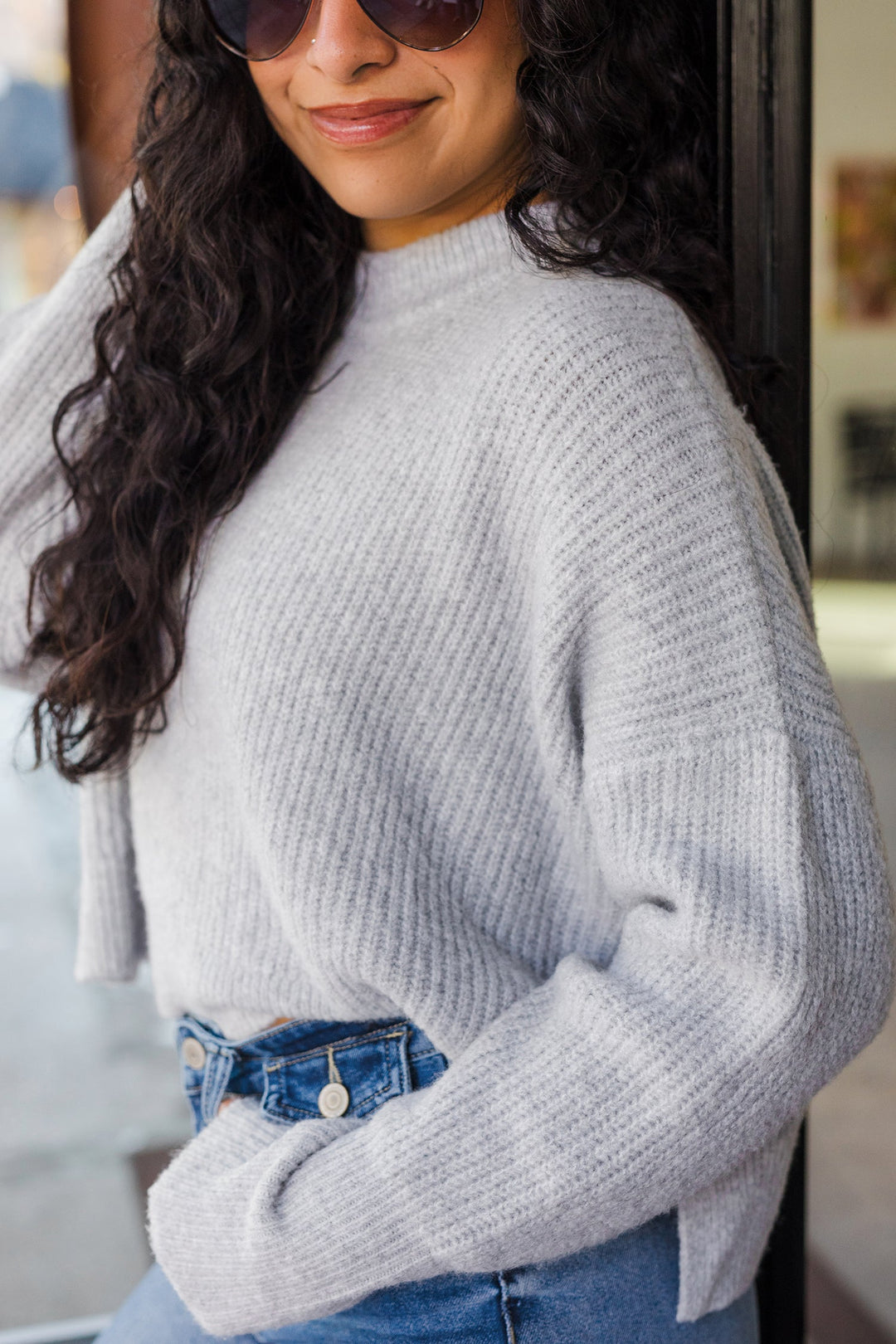 The Soft Storm Cloud Sweater