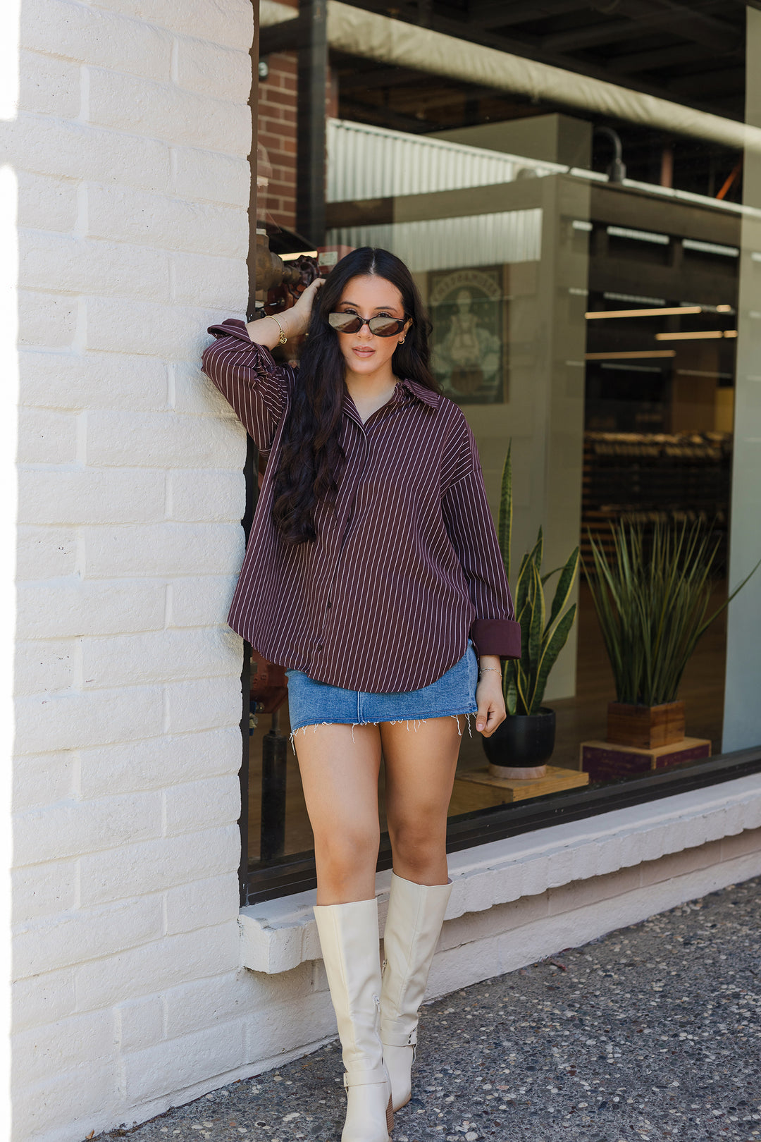 The Bridget Stripe Loose Fit Shirt