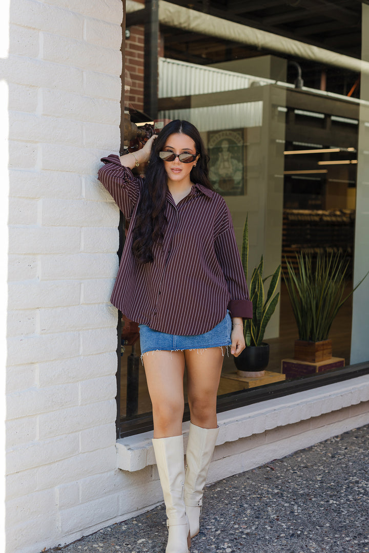 The Bridget Stripe Loose Fit Shirt