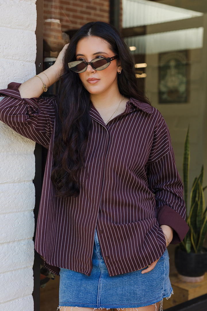 The Bridget Stripe Loose Fit Shirt