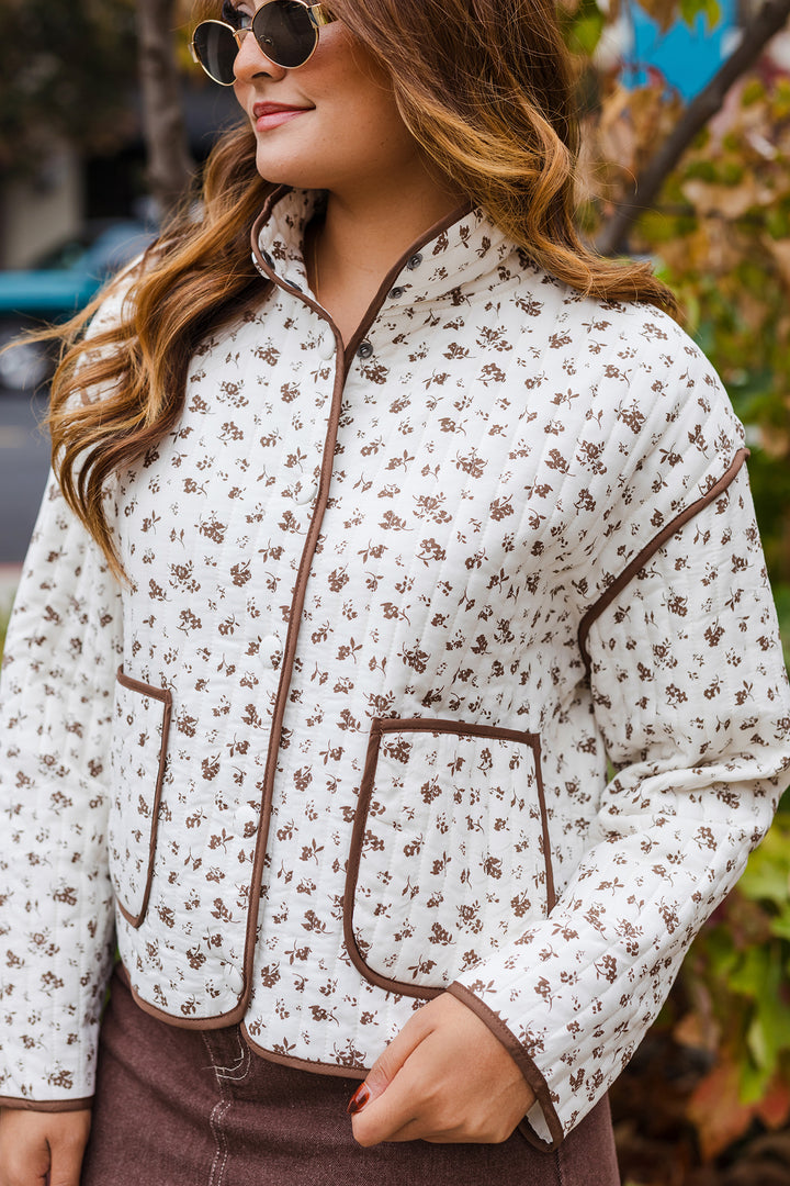 The Farm House Floral Quilted Jacket