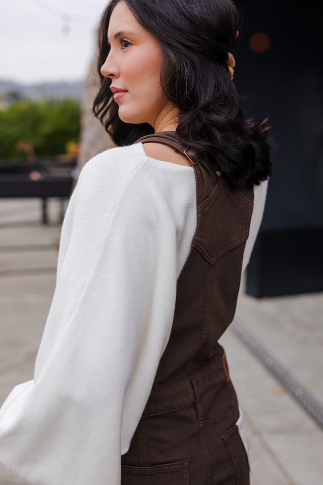 The Jaxson Chocolate Barrel Overalls by Hidden Jeans
