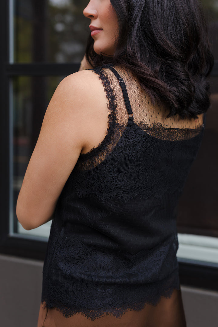 The Lovely In Lace Sheer Top