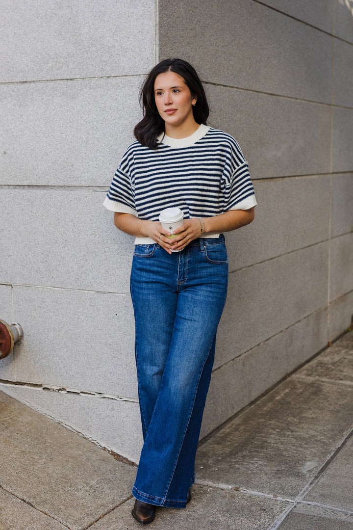 The By The Book Striped Sweater