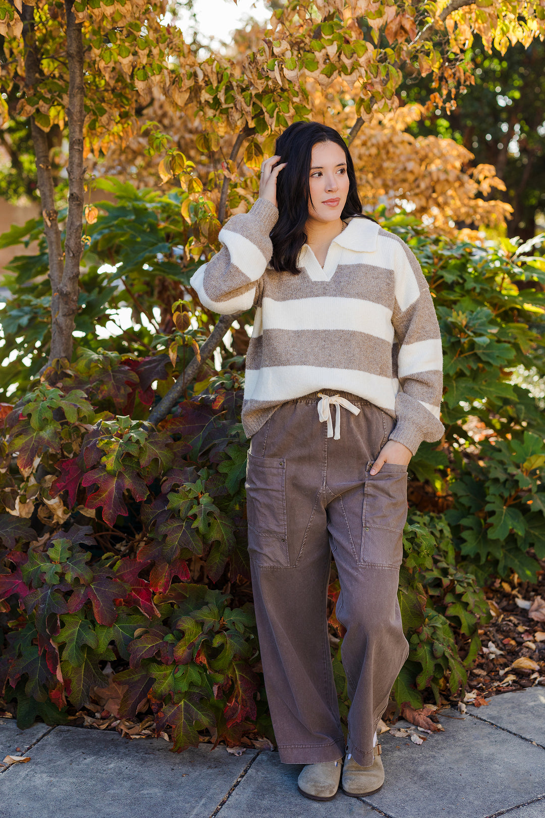 The Scott V Neck Collared Pullover Sweater
