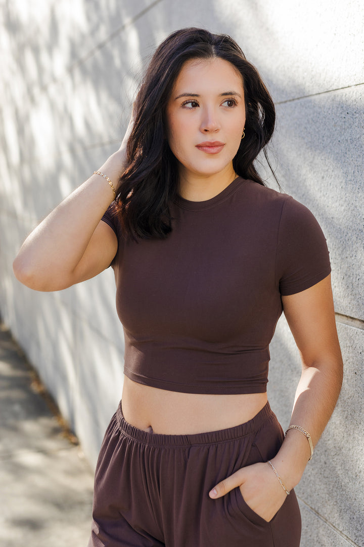 The Best Basic Soft Knit Crewneck Tee
