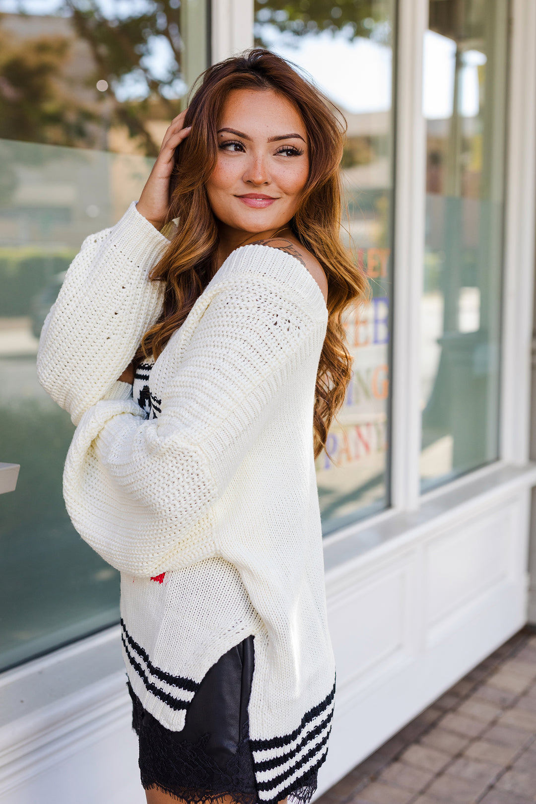 The Lucky Catch V-Neck Sweater