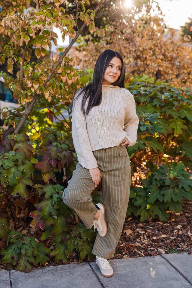 The Winter Lover Rolling Hem Sweater