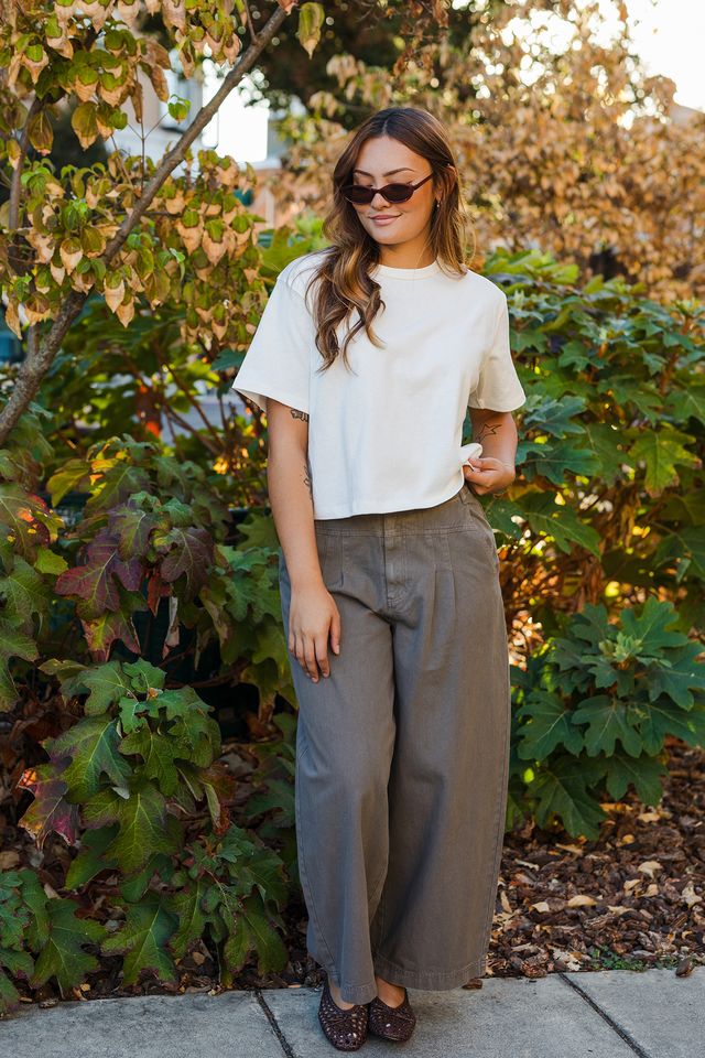 The Easy Charm Linen Knitted Tee