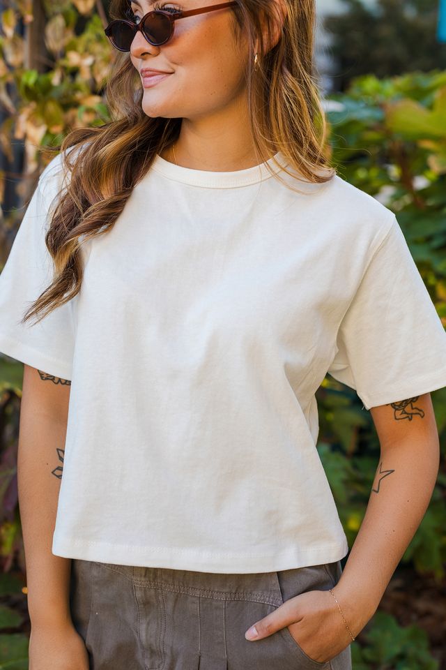 The Easy Charm Linen Knitted Tee