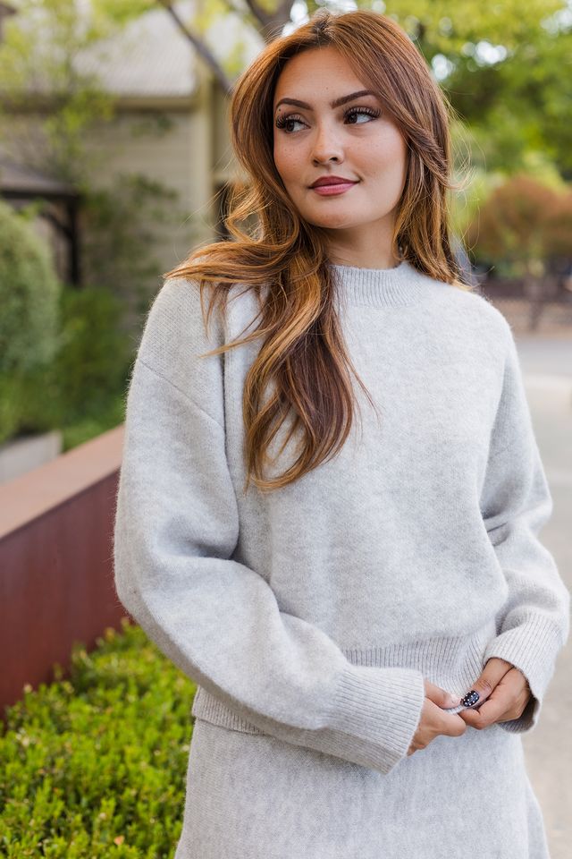 The Good Days Sweater & Flared Skirt Set