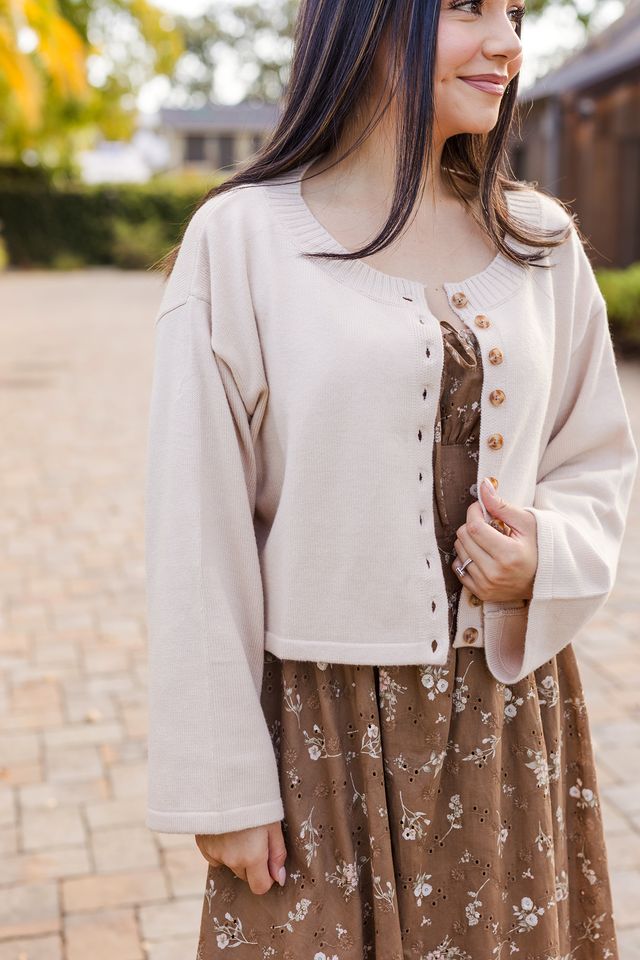 The Misty Morning Cardigan Top