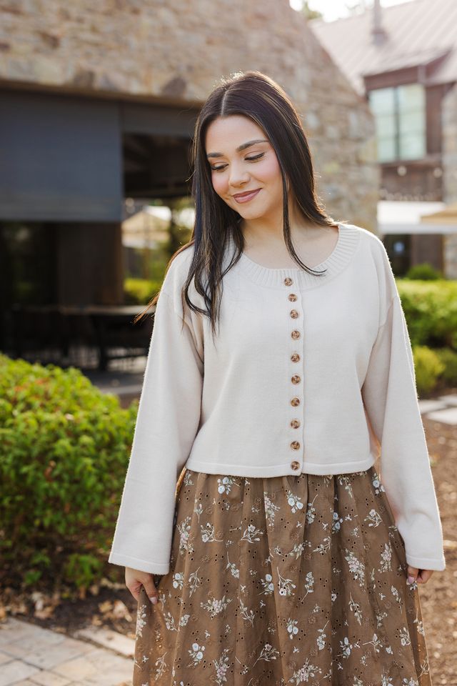 The Misty Morning Cardigan Top