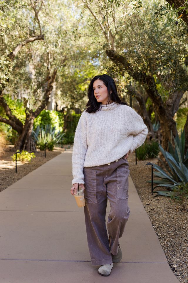 The Off-Duty Wide Leg Utility Pants