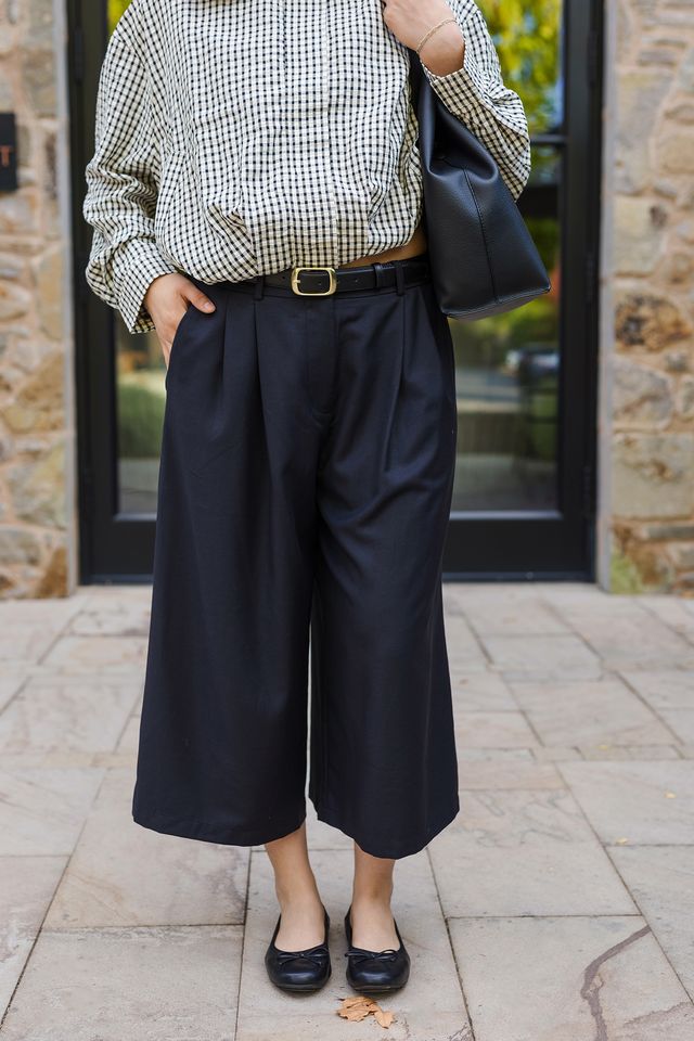 The City Edit Tailored Gaucho Pants