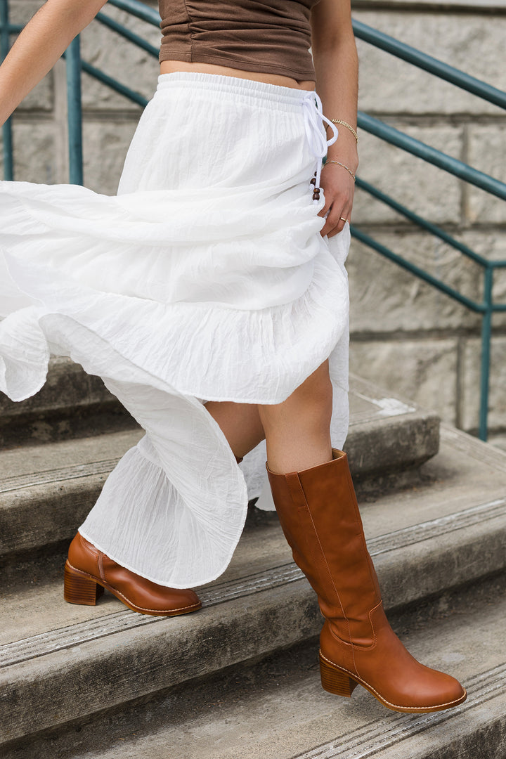The Harriet | Brown Tall Riding Boots