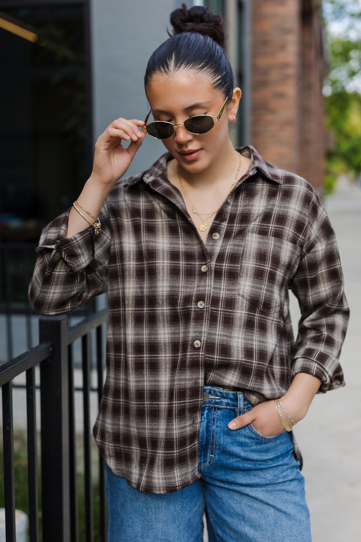The Cozy Fireside Flannel Top