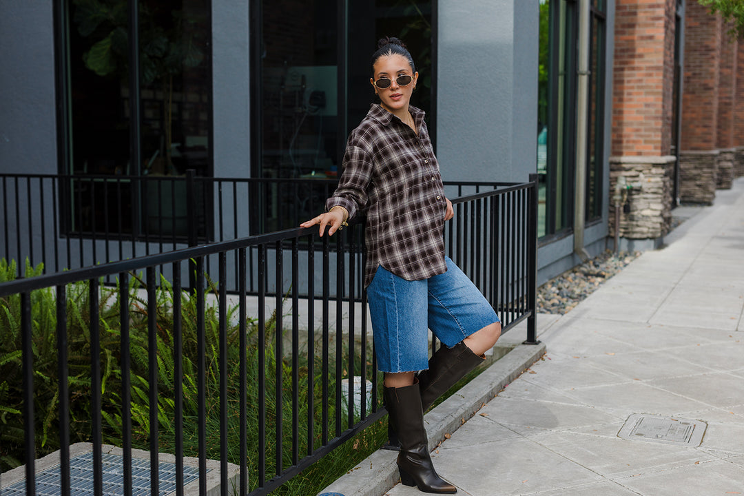 The Cozy Fireside Flannel Top