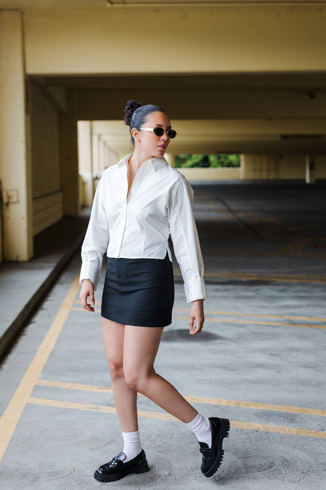 The Maddie Collared Button Up Shirt