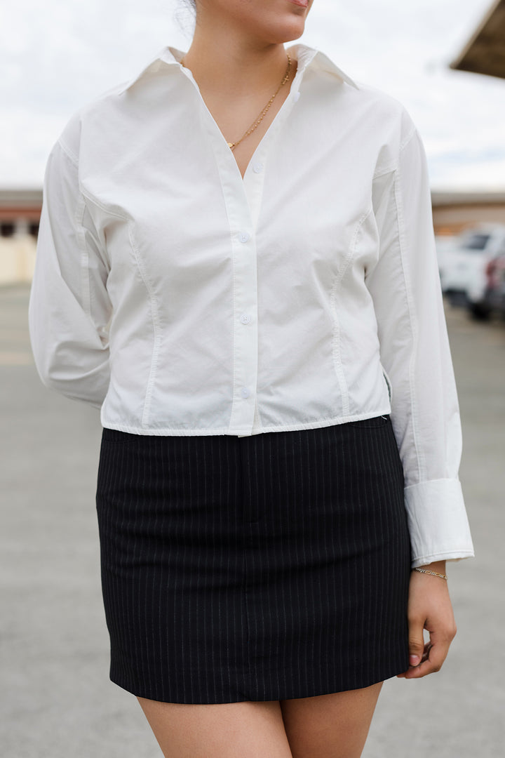 The Maddie Collared Button Up Shirt