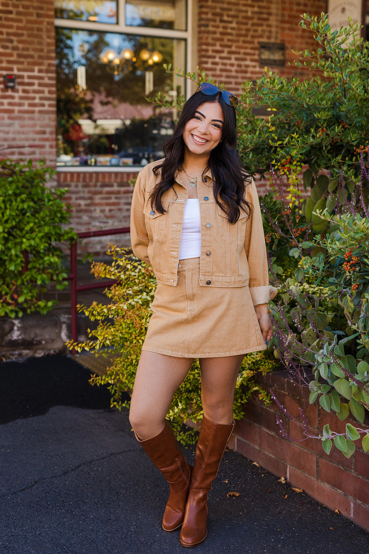 The George Town Brown Denim Jacket