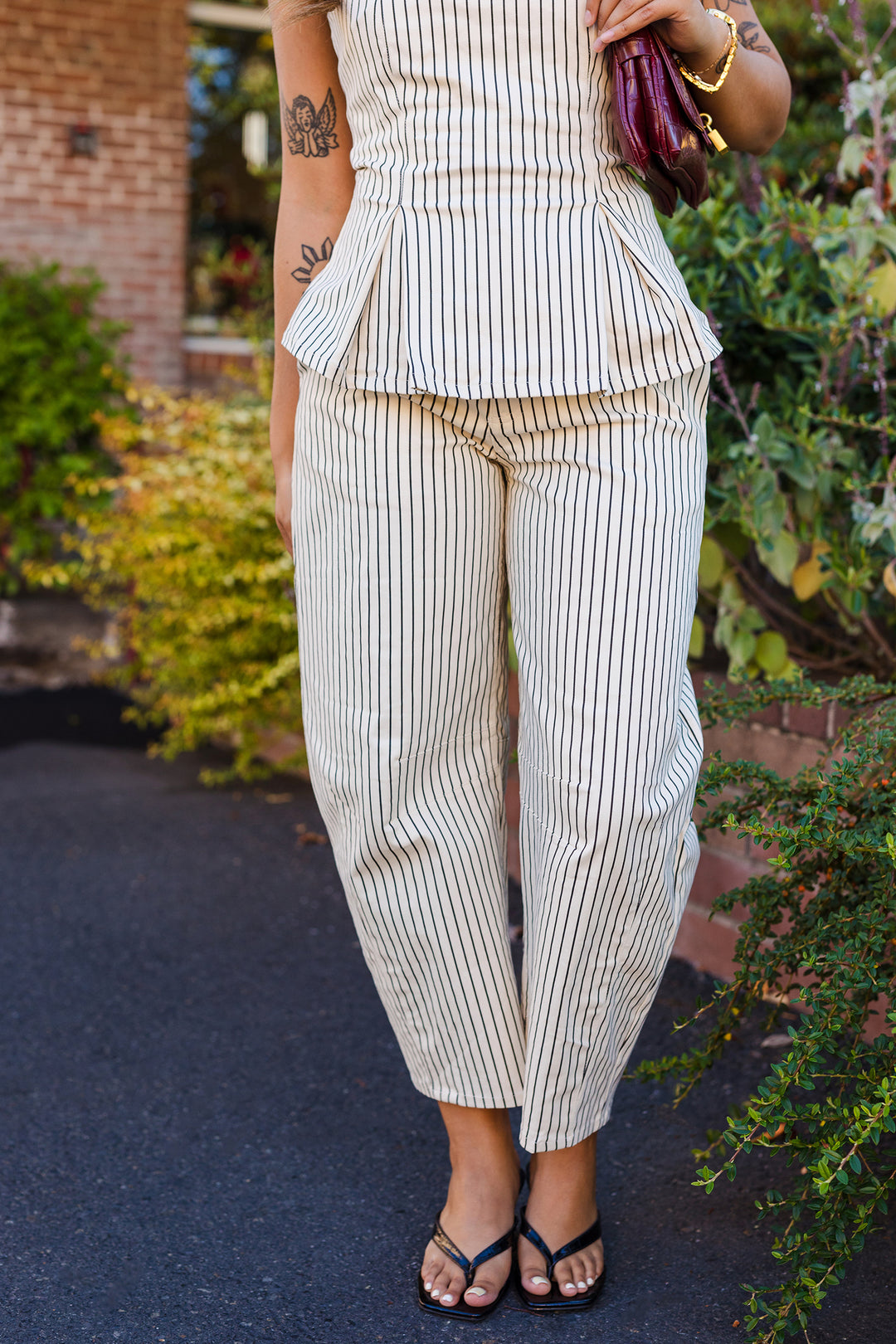 The Effortless Tailor Top and Barrel Pants Set