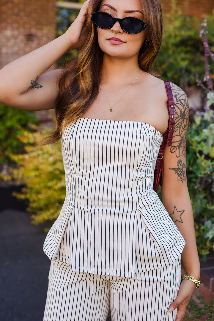 The Effortless Tailor Top and Barrel Pants Set