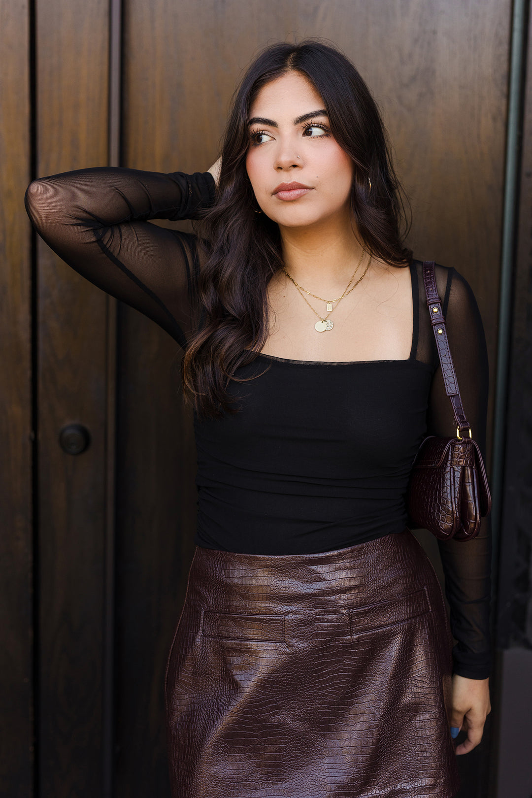The Better Than Basic Sheer Long Sleeve Top